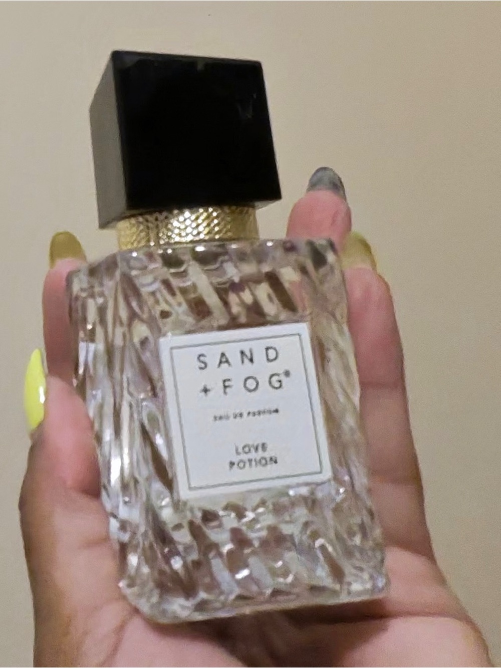 Sand + Fog Love Potion perfume in a 1.5 oz bottle #perfume #lovepotion #sand+fog